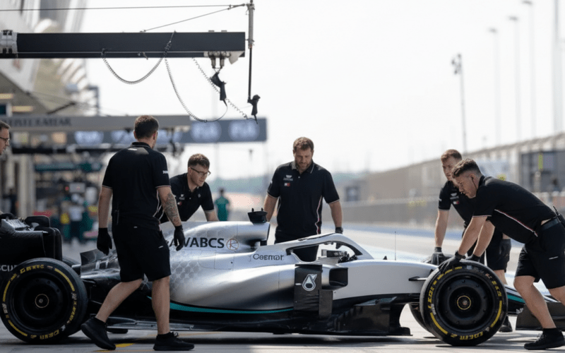 Cadillac fake tyres on F1 2026 Season