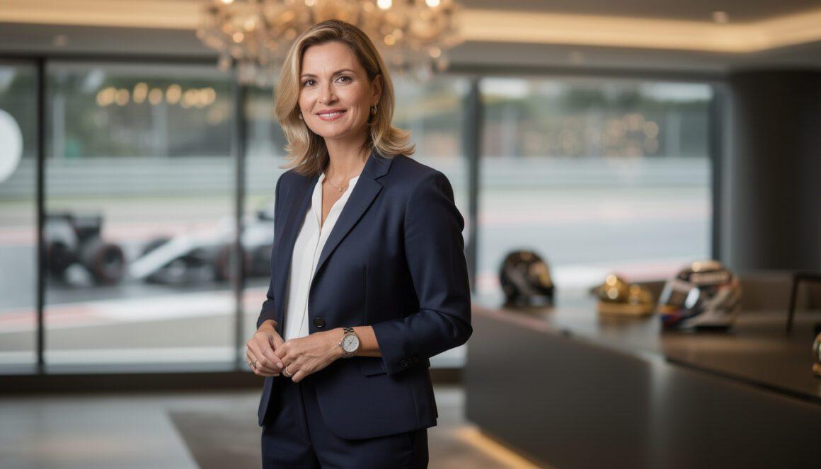 f1 academy managing director susie wolff receives a prestigious honor from cnbc, recognizing her outstanding leadership and contributions to motorsport.