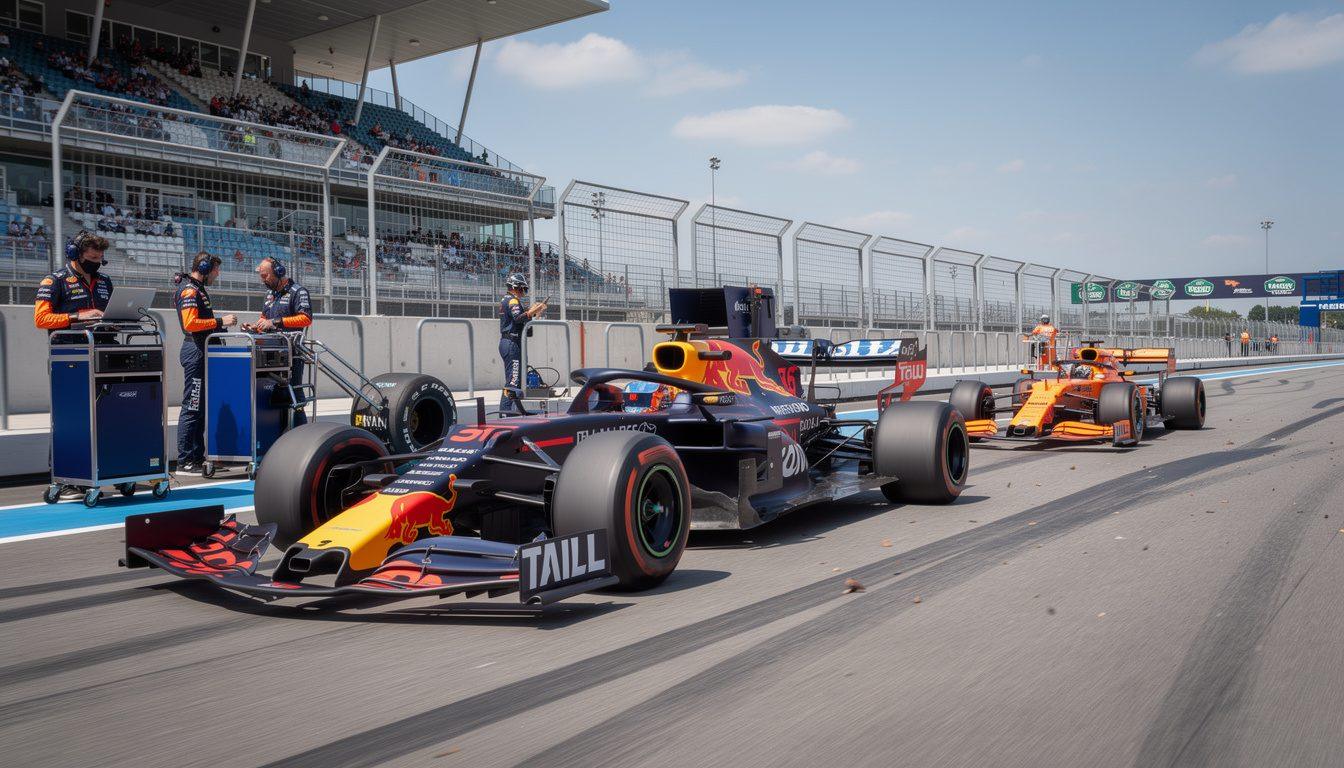 stay updated with the latest f1 testing live coverage, featuring red bull's impressive performance and mclaren leading the charge. get real-time insights and detailed updates on all the action.