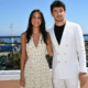 Charles Leclerc and his wife