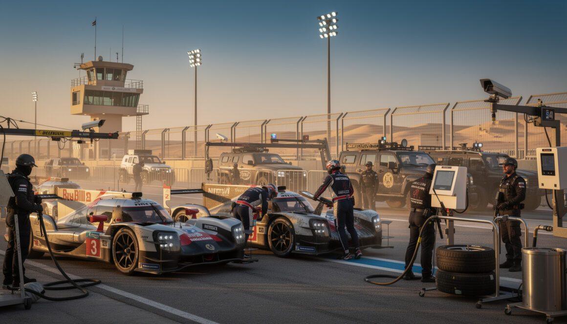 explore how iranian retaliatory bombings are putting the future of f1 and wec races in the middle east at risk, highlighting the geopolitical tensions impacting global motorsport events.