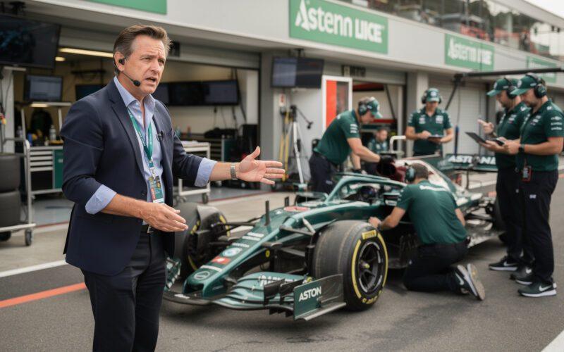 martin brundle highlights a key issue faced by aston martin while expressing his support for team principal jonathan wheatley in the latest f1 developments.
