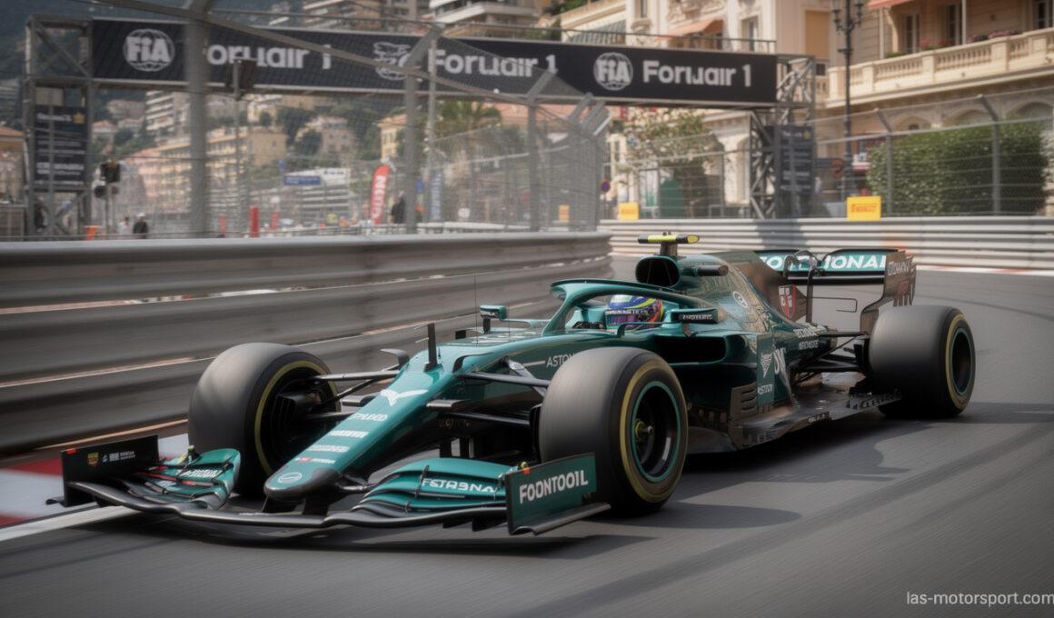 discover aston martin's fierce new special livery as they gear up for an intense monaco battle, showcasing grit and style on the race track.