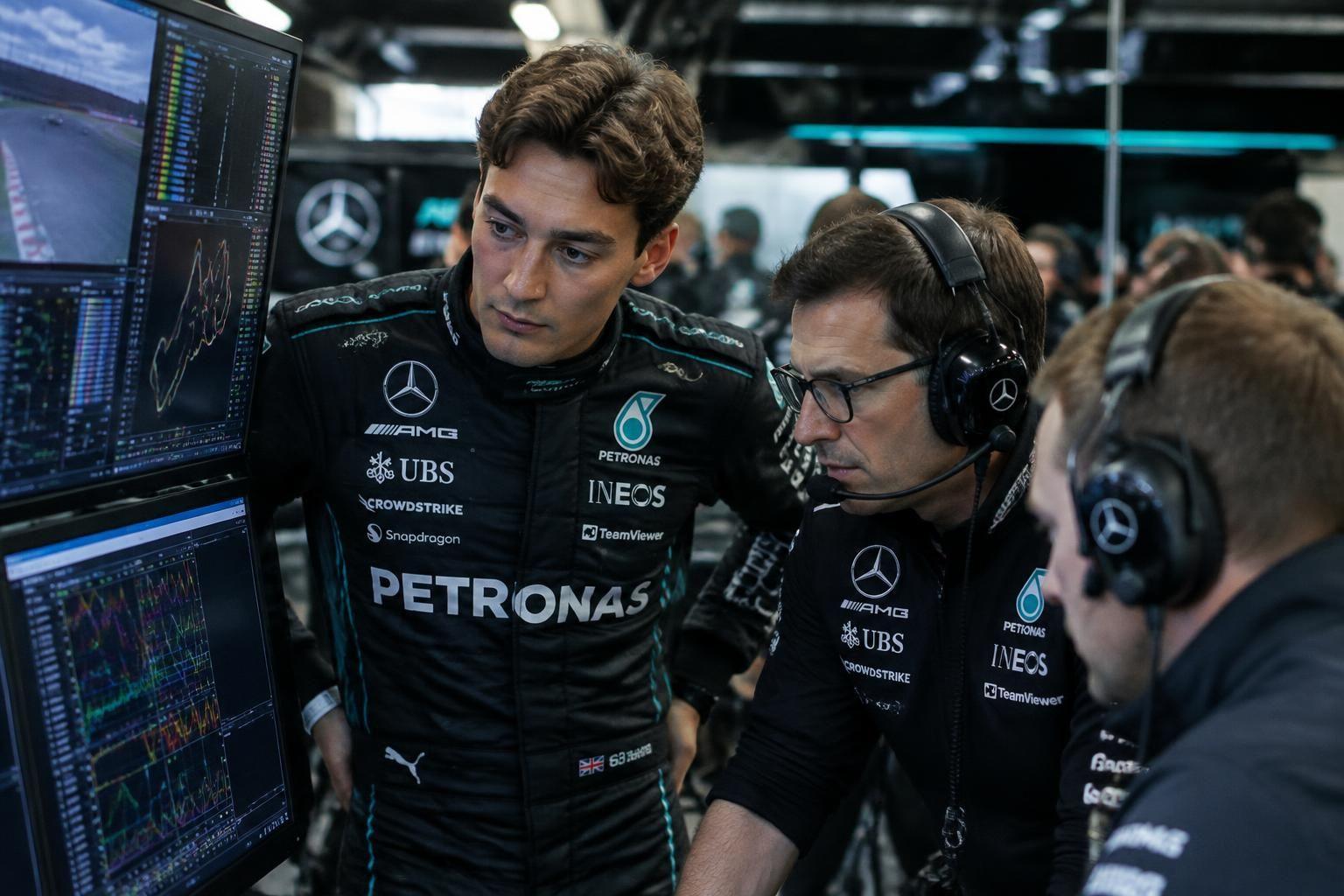 george russell calls for a mercedes review as the formula 1 title race reaches its decisive final stretch.